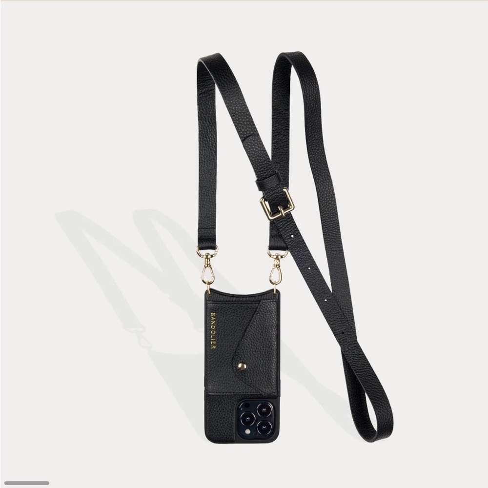 Bandolier NWOT HAILEY Side Slot Leather Crossbody iPhone 13 Pro